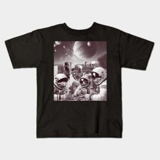 "Galactic Dining Encounter" Kids T-Shirt